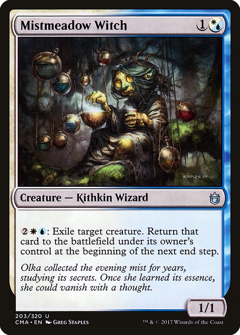 Magic the Gathering Card - Mistmeadow Witch - MTG Circle
