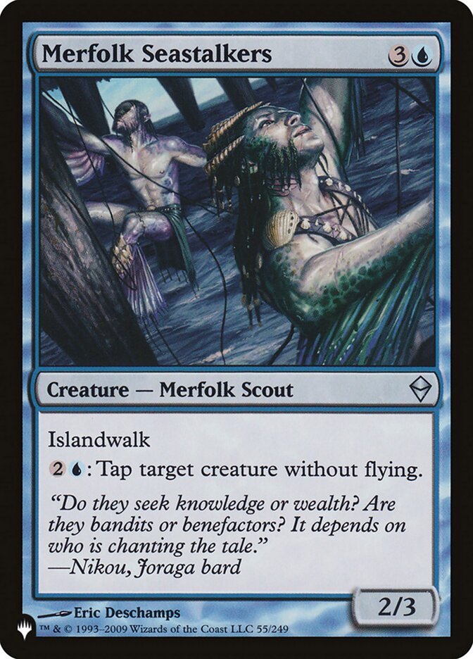 Magic the Gathering Card - Merfolk Seastalkers - MTG Circle
