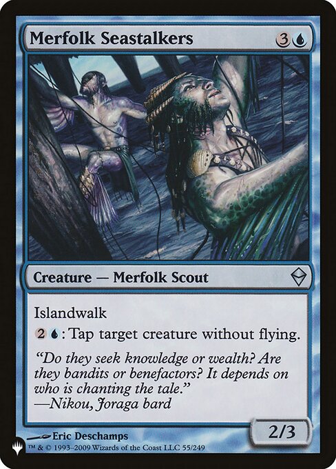 Magic the Gathering Card - Merfolk Seastalkers - MTG Circle