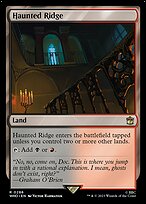 Magic the Gathering Card - Haunted Ridge - MTG Circle