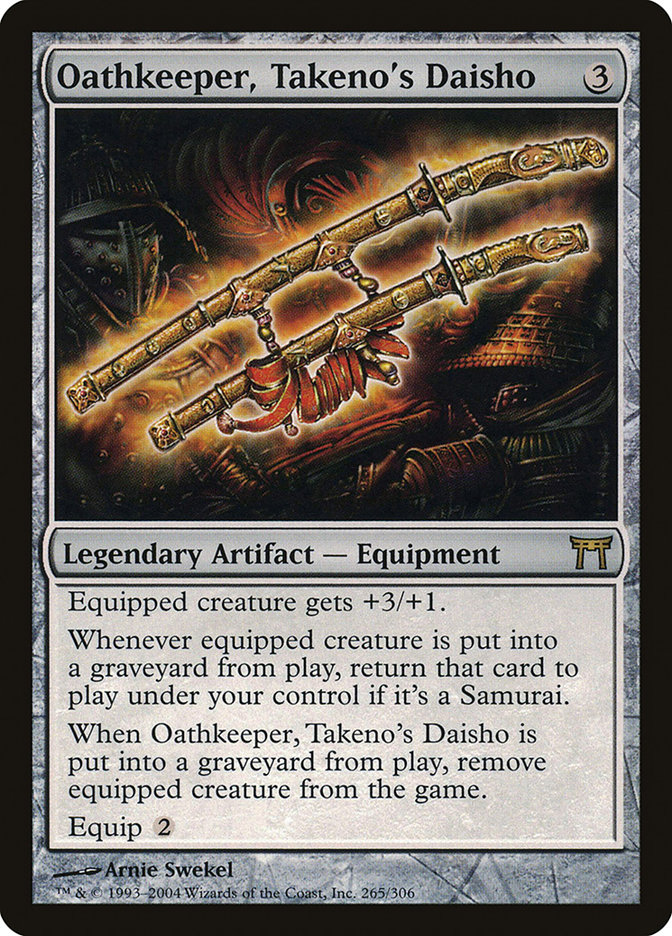 Magic the Gathering Card - Oathkeeper, Takeno's Daisho - MTG Circle