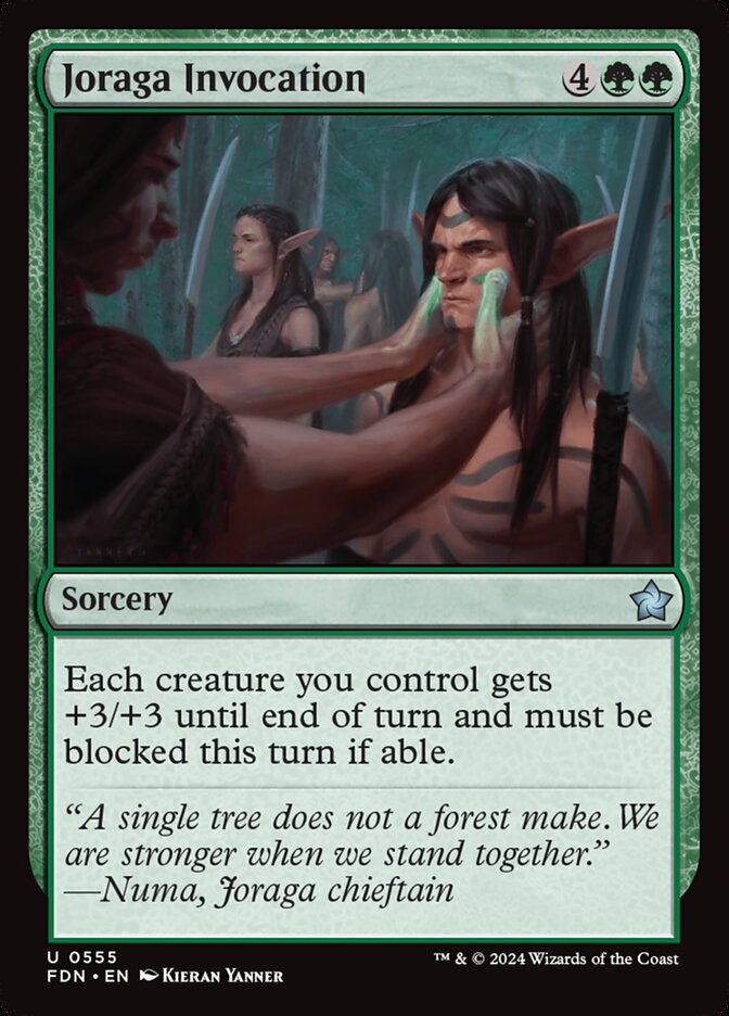 Magic the Gathering Card - Joraga Invocation - MTG Circle