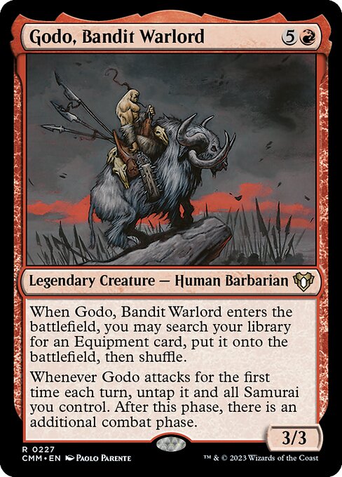 Magic the Gathering Card - Godo, Bandit Warlord - MTG Circle