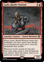 Magic the Gathering Card - Godo, Bandit Warlord - MTG Circle