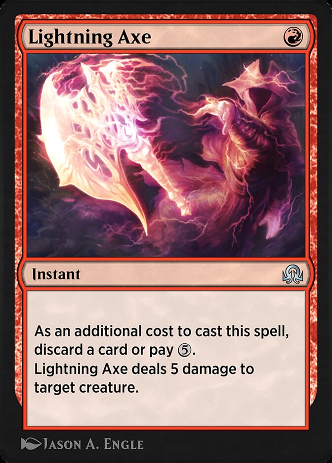 Magic the Gathering Card - Lightning Axe - MTG Circle