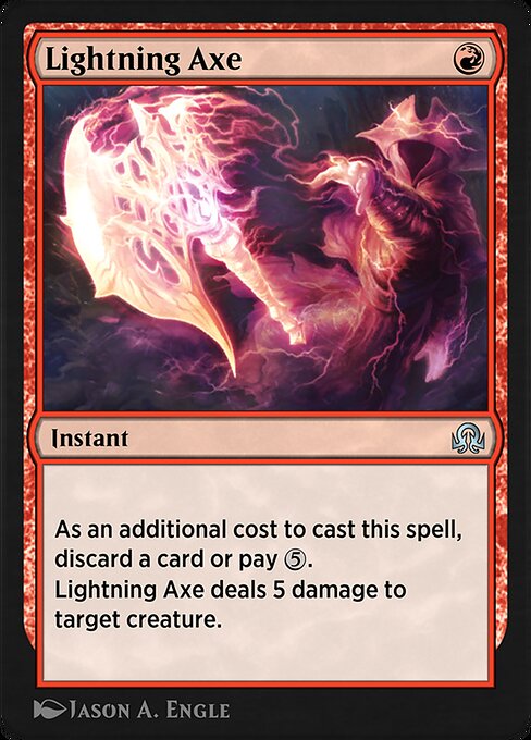 Magic the Gathering Card - Lightning Axe - MTG Circle
