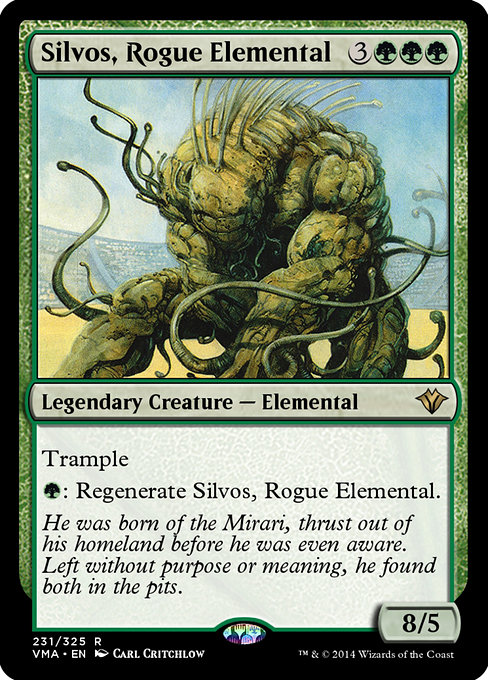 Magic the Gathering Card - Silvos, Rogue Elemental - MTG Circle
