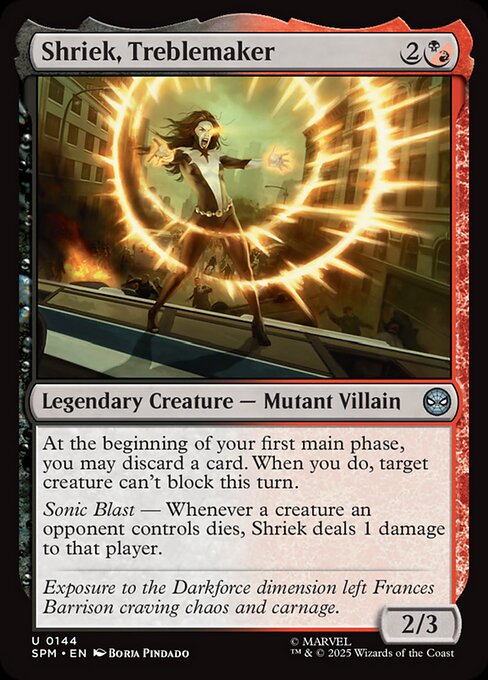 Magic the Gathering Card - Shriek, Treblemaker - MTG Circle