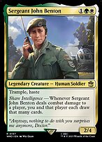 Magic the Gathering Card - Sergeant John Benton - MTG Circle