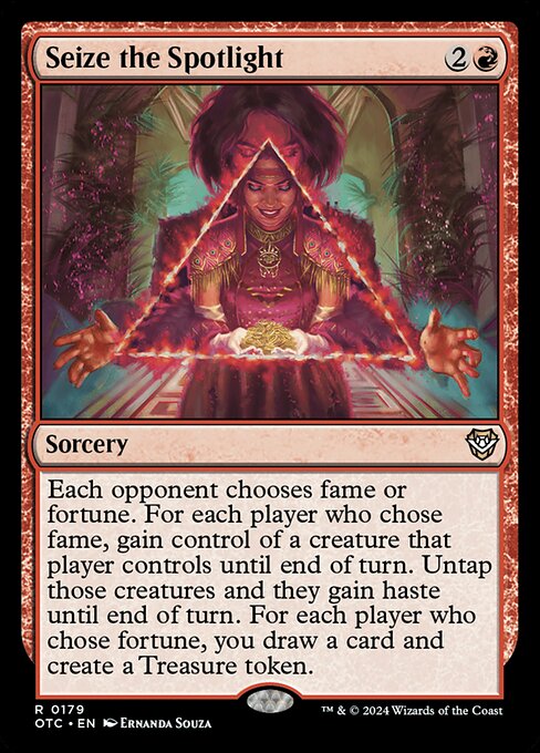 Magic the Gathering Card - Seize the Spotlight - MTG Circle