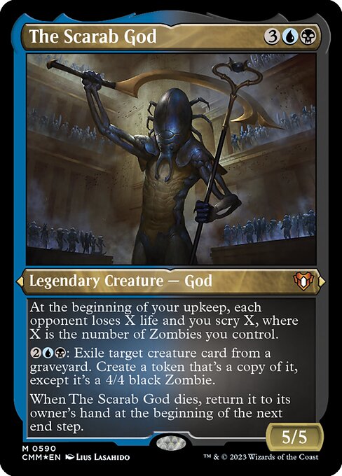 Magic the Gathering Card - The Scarab God - MTG Circle