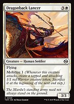 Magic the Gathering Card - Dragonback Lancer - MTG Circle