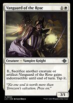 Magic the Gathering Card - Vanguard of the Rose - MTG Circle