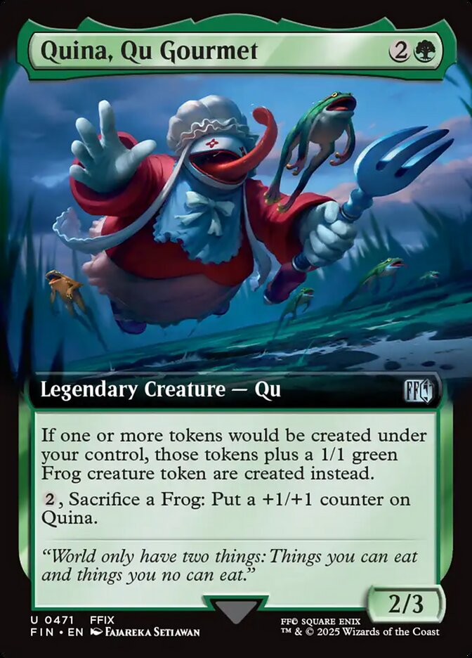 Magic the Gathering Card - Quina, Qu Gourmet - MTG Circle