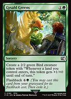 Magic the Gathering Card - Gysahl Greens - MTG Circle