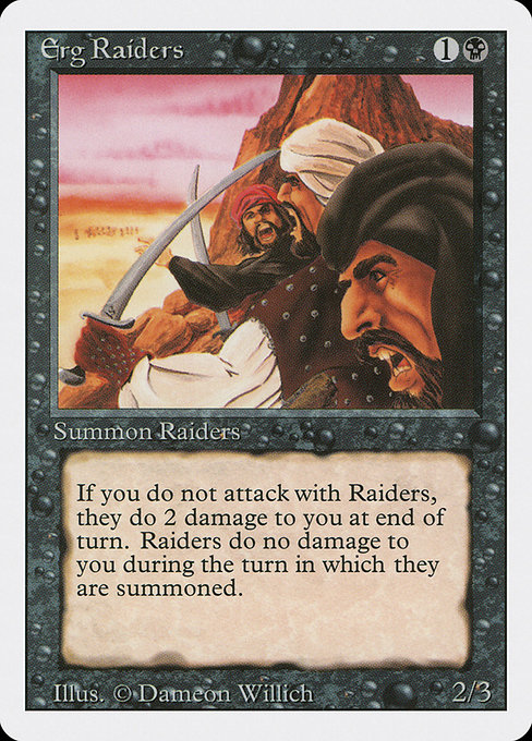 Magic the Gathering Card - Erg Raiders - MTG Circle