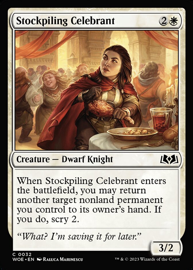 Magic the Gathering Card - Stockpiling Celebrant - MTG Circle