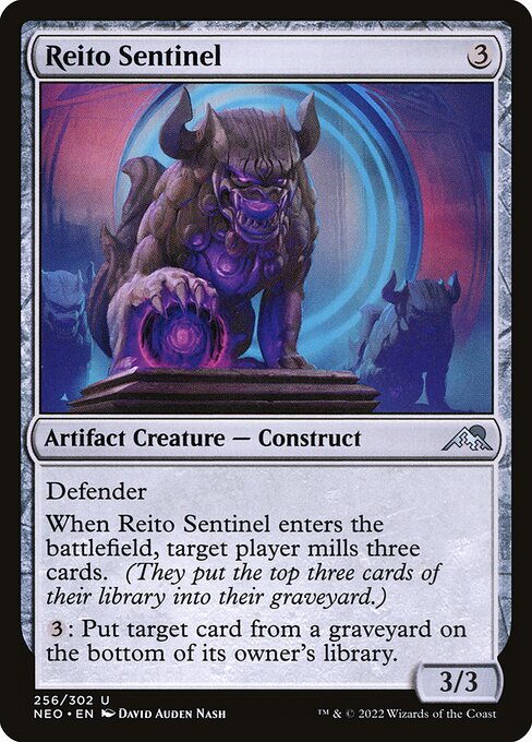 Magic the Gathering Card - Reito Sentinel - MTG Circle