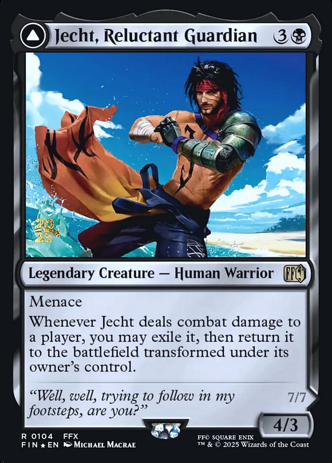 Magic the Gathering Card - Jecht, Reluctant Guardian - MTG Circle