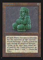 Magic the Gathering Card - Jade Statue - MTG Circle