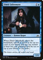 Magic the Gathering Card - Dimir Informant - MTG Circle