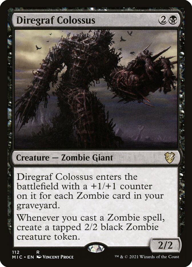 Magic the Gathering Card - Diregraf Colossus - MTG Circle
