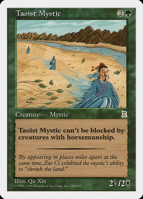 Magic the Gathering Card - Taoist Mystic - MTG Circle