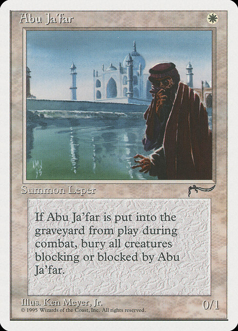 Magic the Gathering Card - Abu Ja'far - MTG Circle