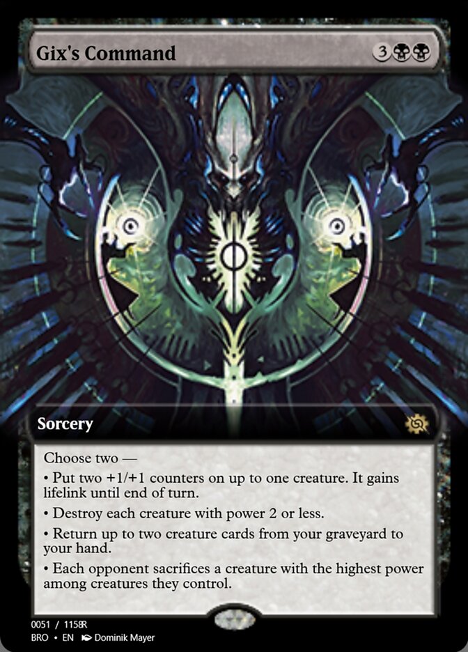 Magic the Gathering Card - Gix's Command - MTG Circle