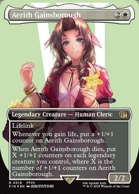Magic the Gathering Card - Aerith Gainsborough - MTG Circle