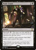 Magic the Gathering Card - Body Count - MTG Circle