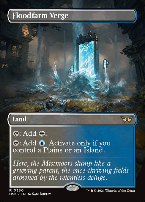Magic the Gathering Card - Floodfarm Verge - MTG Circle