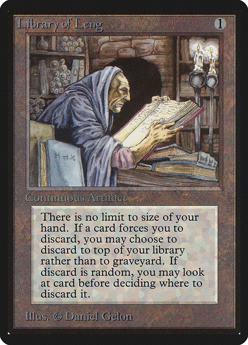 Magic the Gathering Card - Library of Leng - MTG Circle