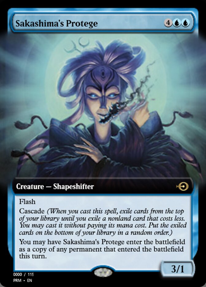 Magic the Gathering Card - Sakashima's Protege - MTG Circle