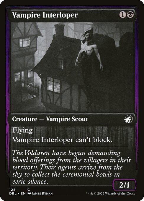 Magic the Gathering Card - Vampire Interloper - MTG Circle