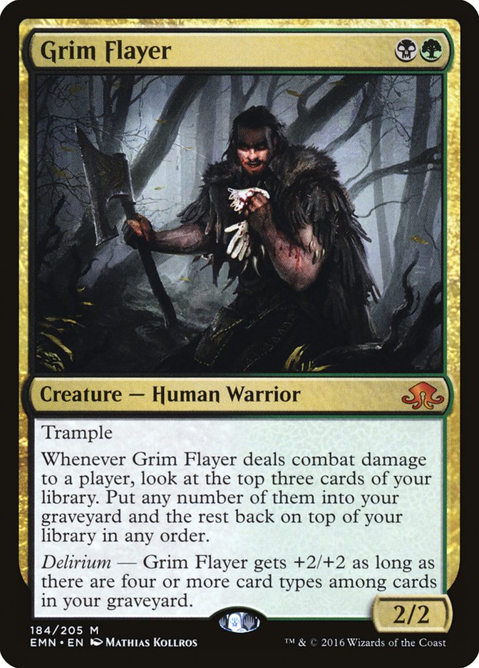 Magic the Gathering Card - Grim Flayer - MTG Circle