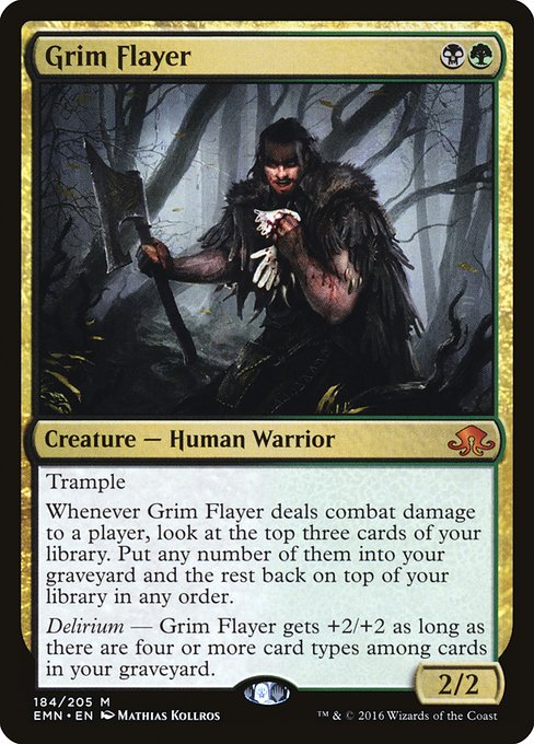 Magic the Gathering Card - Grim Flayer - MTG Circle