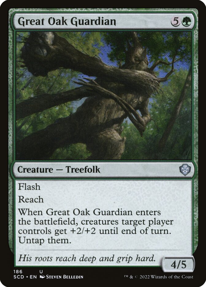 Magic the Gathering Card - Great Oak Guardian - MTG Circle