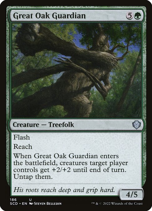 Magic the Gathering Card - Great Oak Guardian - MTG Circle