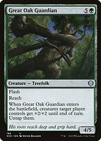 Magic the Gathering Card - Great Oak Guardian - MTG Circle