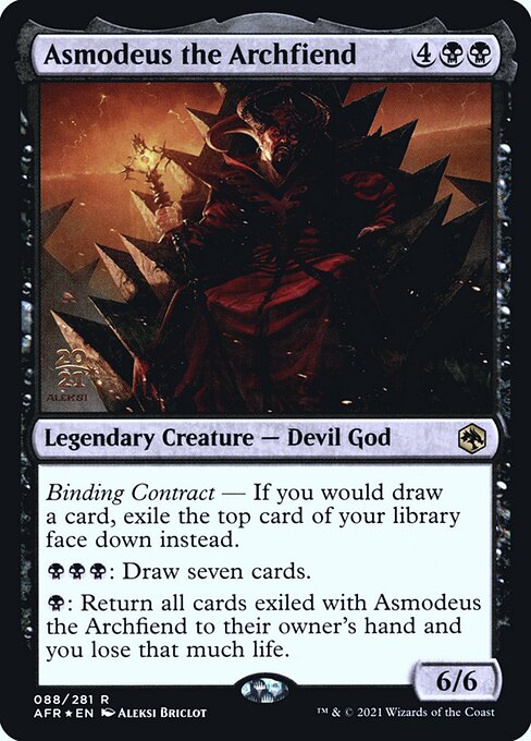 Magic the Gathering Card - Asmodeus the Archfiend - MTG Circle