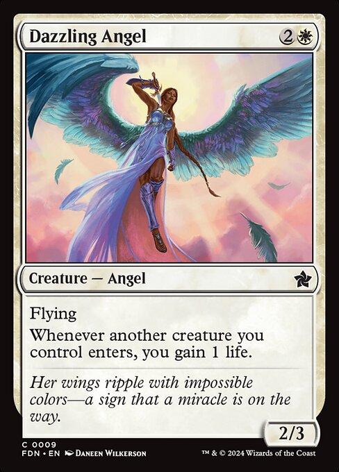 Magic the Gathering Card - Dazzling Angel - MTG Circle