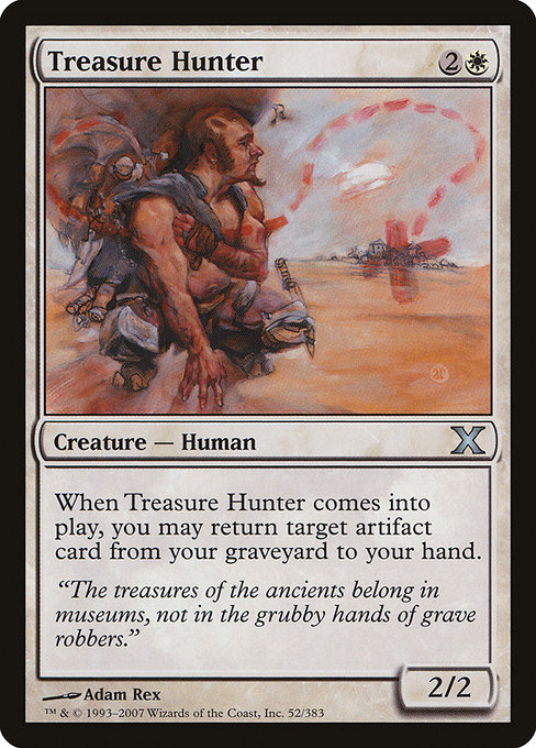 Magic the Gathering Card - Treasure Hunter - MTG Circle
