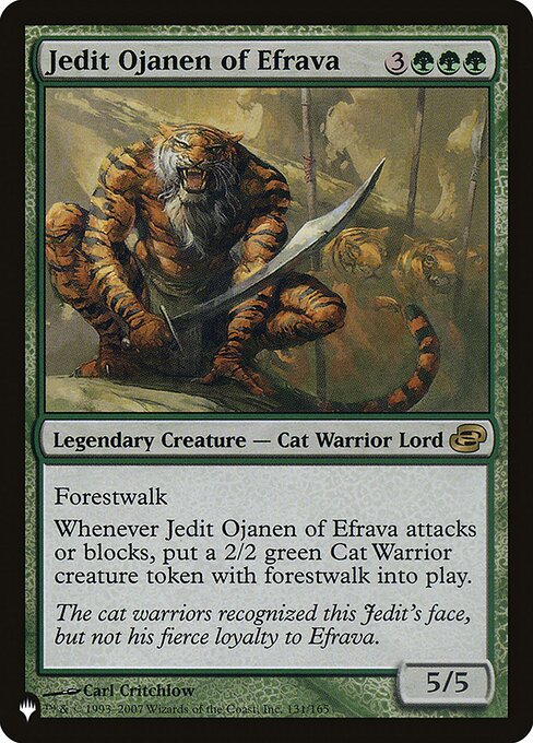 Magic the Gathering Card - Jedit Ojanen of Efrava - MTG Circle