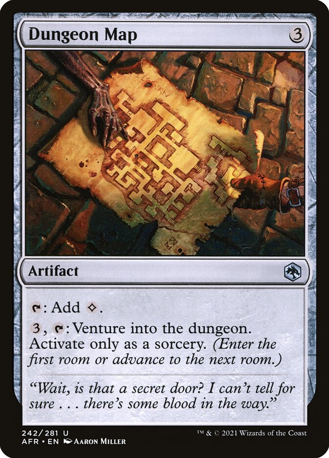 Magic the Gathering Card - Dungeon Map - MTG Circle