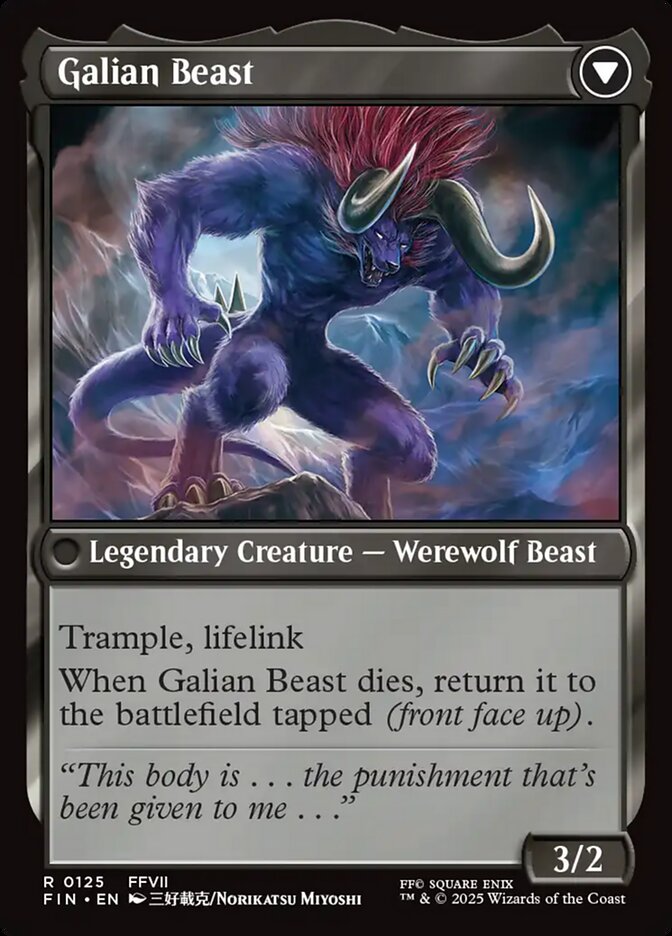 Magic the Gathering Card - Galian Beast - MTG Circle