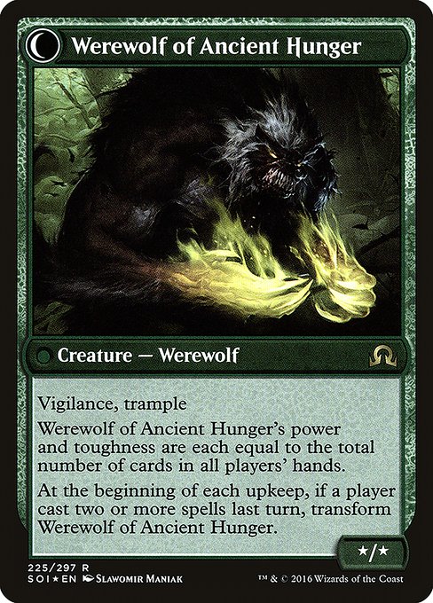 Magic the Gathering Card - Werewolf of Ancient Hunger - MTG Circle