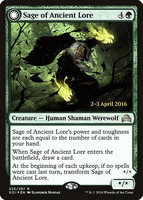 Magic the Gathering Card - Sage of Ancient Lore - MTG Circle