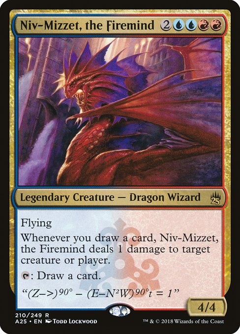 Magic the Gathering Card - Niv-Mizzet, the Firemind - MTG Circle