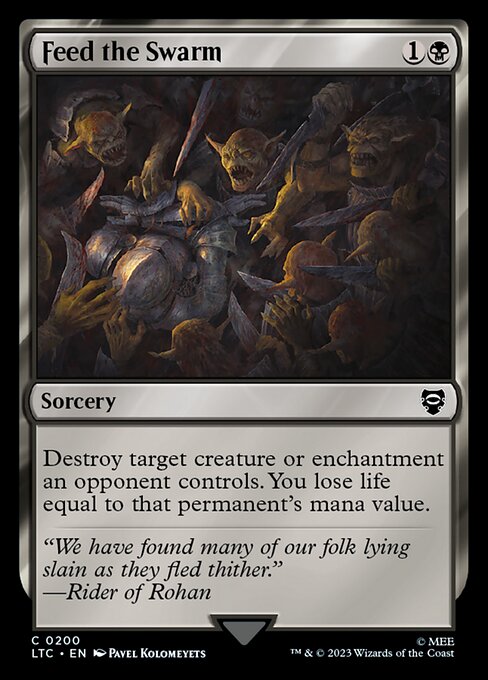 Magic the Gathering Card - Feed the Swarm - MTG Circle